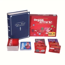 Organ ATTACK! Human Organ Attack Card Game Party Card Game - Multicolor - View 1
