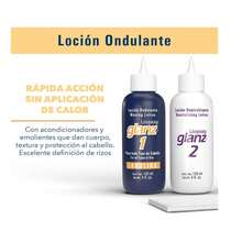 Loción Ondulante Rizos Permanentes Glanz Con Lanolina Loquay Para Todo tipo de Cabello - Blanco - Ver 2