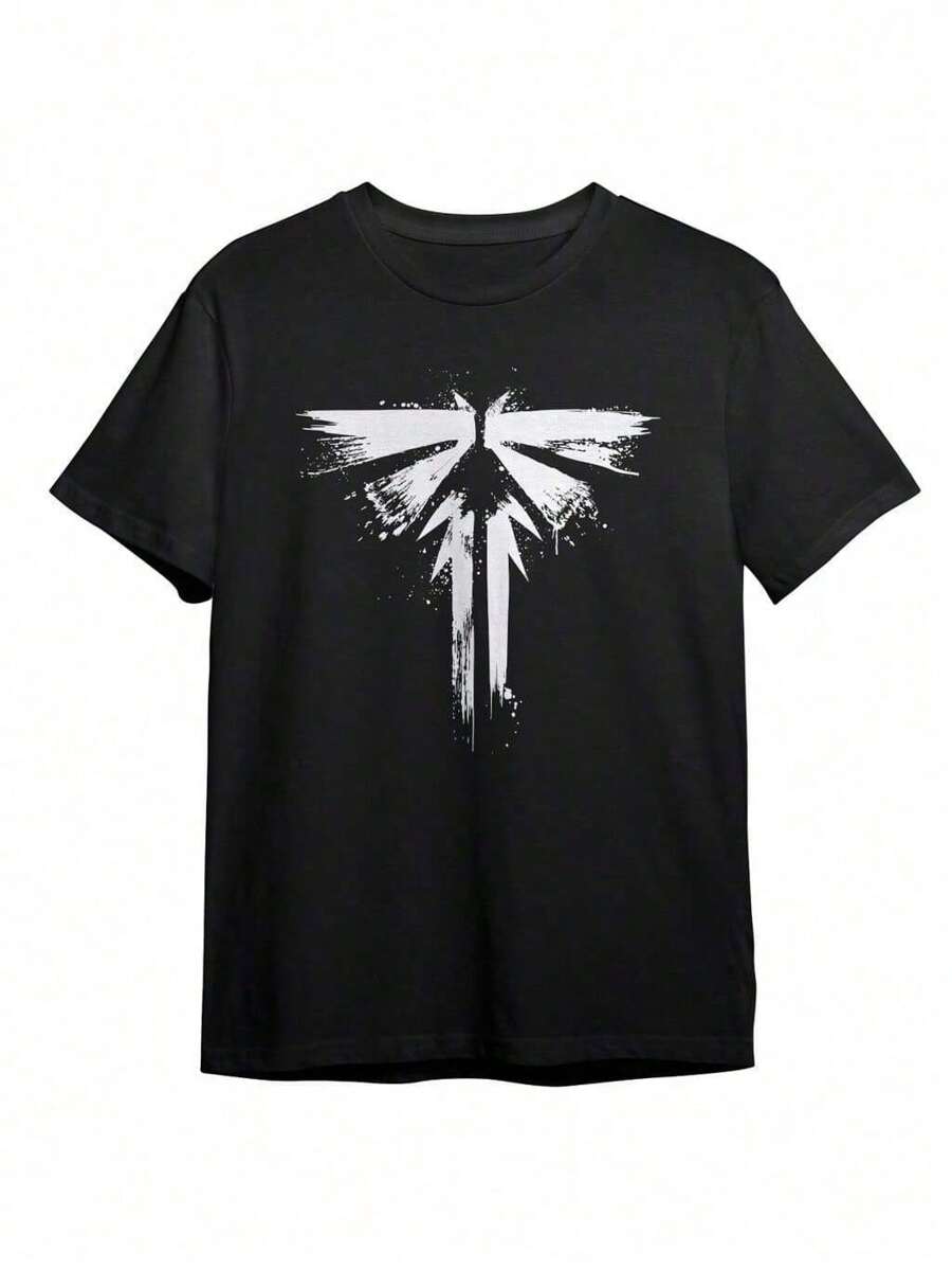 The Last Of Us Look For The Light T-Shirt Shirt Blouse Geek Unisex Male Female 100% Cotton Top Premium Streetwear New Release Fast Shipping Various Colors!! Plus Size - màu đen - Xem 1