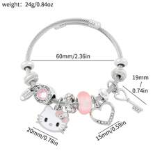 Sanrio 1Pc Kitten Cat Bracelet, Creative Bracelet, Sweet Gift For Women, Best Birthday Gift, Valentine's Day Gift, Party Gift