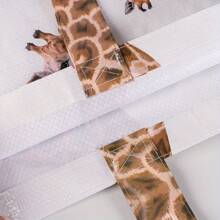 1pc Whimsical Giraffe Pattern Tote Bag - Large Capacity, Waterproof, Moisture-Proof, Durable, Reusable, Travel-Friendly Handbag For Shopping, Storage, And Daily Use - Perfect Gift Idea - Multicolor - View 5