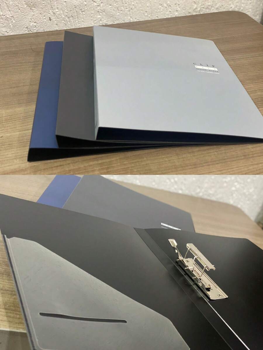 Plastic A4 File Folder With Pocket Document Organizer School Papers - C - 查看 1