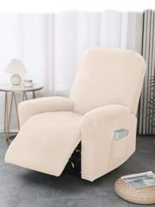 4/6/8pcs Plush Damask Snowbud Spacesuit Massage Sofa Cover, For Home Bedroom Living Room Dining Room, Anti-Dust Anti-Cat Scratch Sofa Protector - Beige - View 3