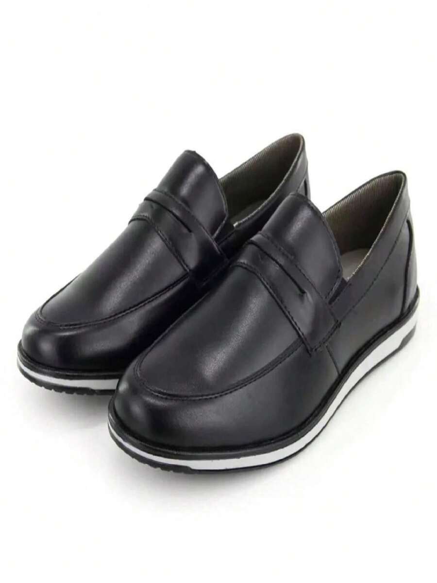 Men's Oxford Loafers Formal Shoes Casual Comfortable Modern Sporty Fine Sneakers - màu đen - Xem 1