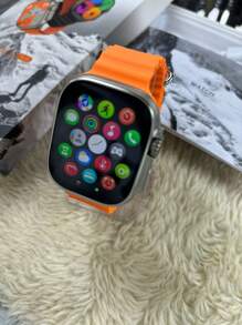 Ultra 9 Plus Smart Watch With 44 Mm Model With All Apple Functions Easy Connectivity App Connects With Android And IOS No Exceptions Come Check Out This Mega Novelty And Guarantee Yours Now! - Silver - View 5