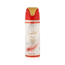 Lattafa Offer Lataffa Arab Scented Deodorant 200ml - Perfume Spray Promotion - Mahasin Crystal - Woody Floral - View 2
