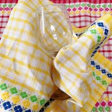 4/8pcs Kitchen Dishcloth, Super Absorbent Soft Dish Rag, Vivid Color Dish Towels, Woven Jacquard Dish Mat, Home Kitchen Bathroom Decor Tea Towel, Random Colors - Multicolor - View 10