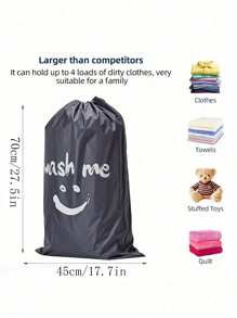1/2pcs Travel Laundry Bag, EXTRA LARGE, Dirty Clothes Organizer, Large Enough To Hold 4 Loads Of Laundry, Easy Fit A Laundry Hamper Or Basket, Machine Washable, Dorm Room Essentials, College Essentials, Travel ACCESSORIES, Multiple Colors Available School Supplies School Accessories Back To School University Students, Spring, Minimalist, Summer Tops