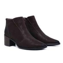 Women's Soft Comfortable Short Shaft Lightweight Boot Fattor Shop - Cà phê nâu - Xem 3