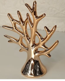 Mini Tree Of Life Rose Gold Decorative Statue - 乾枯玫瑰色 - 查看 4
