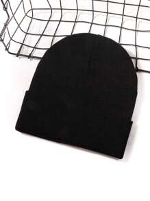 1pc Men/Women Embroidered 23 Pattern Casual Streetwear Beanie, Warm & Windproof Knit Cap For Outdoor Sports, Suitable For Daily Wear, Autumn/Winter