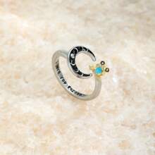 Anillo con diseño de hoja y koala inspirado en el estilo vintage - de aleación, perfecto para atuendos casuales y como regalo de Acción de Gracias
