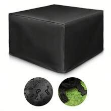 Heavy Duty Outdoor Waterproof Garden Patio Furniture Cover For Rattan Table Cube Outdoor - Black - View 6