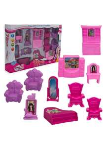 Nina Dollhouse Toy Accessory Kit With 12 Units Decorate And Transform Your Playtime - 彩色 - 查看 2