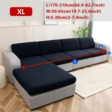 1 Pièce Housse De Coussin De Siège De Canapé, En Élastique Haut, Détachable, Lavable En Machine, Résistante Aux Éclaboussures, Convient Aux Coussins De Siège Et De Dossier De Canapé En Polyester Dans Le Salon.