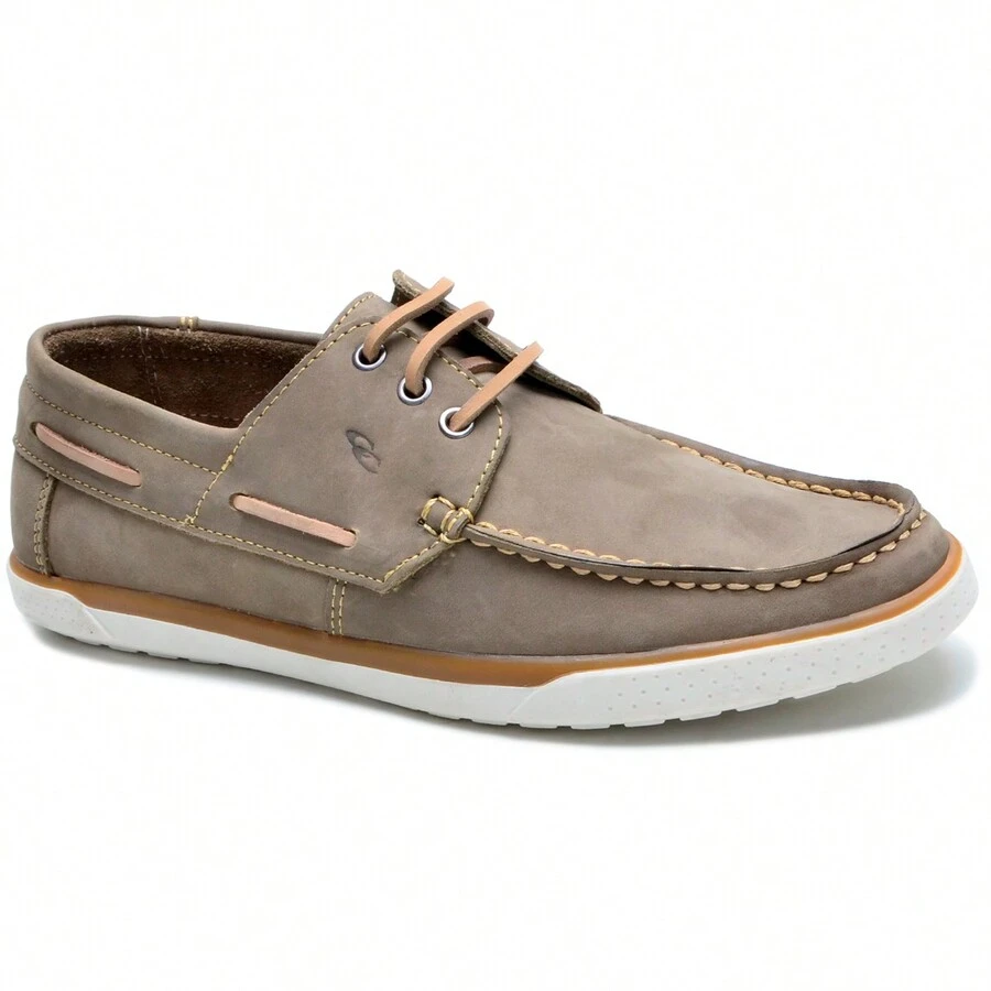 Drive Men's Slim Sport Leather Loafer - Màu be - Xem 1