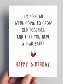 Funny Birthday Card For Husband Wife, Romantic Birthday Card For Boyfriend, Birthday Cards For Him Her, Birthday Gifts For Women Men, Birthday Good Idea,Christmas - Multicolor - View 7