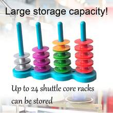 1 件/4 件 缝纫机磁性线轴整理器 - 易于存储，无需安装 - 颜色随机 - 彩色 - 查看 9