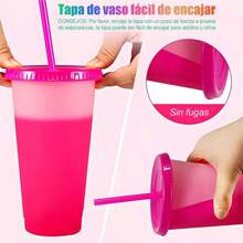 Vasos Mágicos De 710ml Que Cambian De Color, 10 Piezas