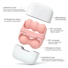 Premium Facial Icy Roller With Handle Case, 2Pcs Roller Set For Long Time Cold Eye Treatment - Ice Roller For Puffy Eyes After Workout - Pink - View 5