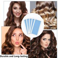 假发胶带，适用于蕾丝假发的隐形防水双面胶带，假发前蕾丝假发胶带，假发胶带条，假发蕾丝胶带，用于固定假发，蓝色 - 無色 - 查看 10