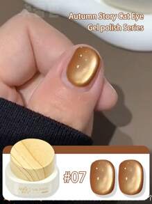 annies 12克白色月光玻璃珠猫眼磁性凝胶指甲油闪亮UV半永久指甲油DIY女士美甲沙龙礼物