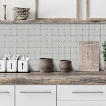 4pcs/Pack Self-Adhesive Thickened Matte PVC Wall & Floor Tiles, Suitable For Peel And Stick, Waterproof, Scratch-Resistant, Oil-Resistant, No Cutting Needed, Applicable For Bathroom, Bedroom, Kitchen And Living Room Decoration, Two Size Options: 20*20cm/30*30cm - Multicolor - View 10