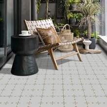 4pcs/Pack Self-Adhesive Thickened Matte PVC Wall & Floor Tiles, Suitable For Peel And Stick, Waterproof, Scratch-Resistant, Oil-Resistant, No Cutting Needed, Applicable For Bathroom, Bedroom, Kitchen And Living Room Decoration, Two Size Options: 20*20cm/30*30cm - Multicolor - View 8