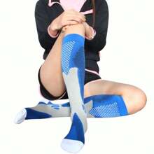 Kit 3 Sports Compression Socks Running Cycling Professional Football Functional Training Volleyball Football Skate Socks - Nhiều màu - Xem 5