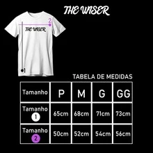 CamisetaUnissex Camisa Salamandra Casual Letra Carta Camisa Premium 100% Algodão - Branco - Visão 9