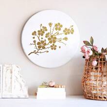 Szablon Kwiat Wiśni Do Malowania Na Drewnie, Płótnie - Wielokrotnego Użytku Szablony Rysunkowe Do Rzemiosła, Ściany, Sztuki, Mebli - Szablony Kwiatowe Wystrój Domu Powrót Do Szkoły, Powrót Do Szkoły, Artykuły Szkolne