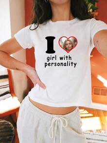 Camisetas personalizadas, regalo para novia/esposa, regalo del Día de San Valentín, rostro personalizado, impresión personalizada, nombre personalizado, camiseta de mujer personalizada - Agrega tu propio texto e imágenes (fotos familiares/selfies/fotos de mascotas/fotos de amigos) para diseñar tu camiseta gráfica personalizada para ella, familia, amigos, niños, niñas rosas para el Día de la Madre, para el Día del Niño, para vacaciones, ornamental, perro, único, personalizado, regalos ideales para ella, familia, amigos, niñas rosas, para vacaciones, para aniversarios, blusas personalizadas, pre-otoño