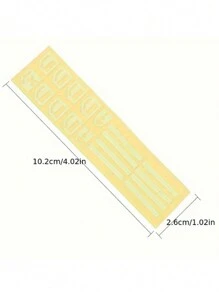 1 conjunto de adesivos luminosos para botões de janela de carro adesivos fluorescentes para carros adesivos autoadesivos de visibilidade noturna adesivos fluorescentes para interruptores de portas e janelas de carro adequados para a maioria dos modelos de carros - Multicolorido - Ver 6