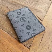 Torontos Monogram Men's Wallet Slim Card Holder Original Launch Promotion - Xám - Xem 1