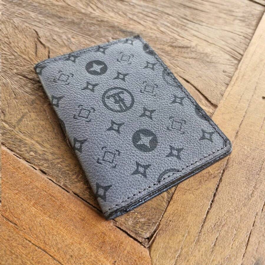 Torontos Monogram Men's Wallet Slim Card Holder Original Launch Promotion - Xám - Xem 1