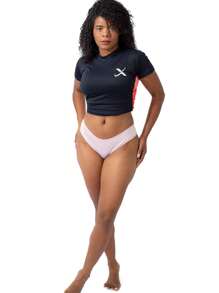 Kit 10 Women's Adult Comfort Thong Panties New Route Microfiber Panties - Nhiều màu - Xem 8