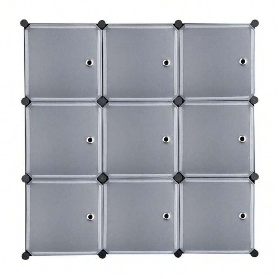 9Cube DIY Plastic Closet Modular Book Shelf Organizer Units