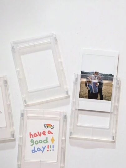 1pc Instant Camera Magnetic Photo Frame Fridge Sticker, Personalized Photo Magnet Decorative Accessory Back To School