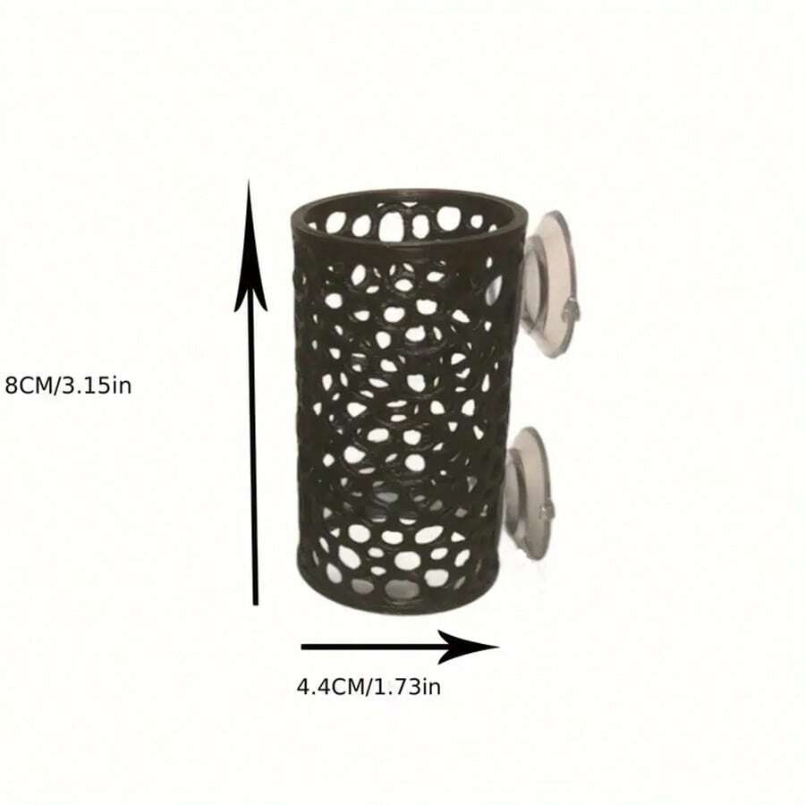 Betta Fish Hideout Tube With Suction Cups Aquarium Safe ABS Sleeping