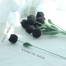 Bó hoa thủ công móc cho Halloween/Mùa thu, bao gồm hoa hồng, hoa tulip, hoa cẩm chướng, quả thông, lá, hoa giả, hoa sợi. Bó hoa cô dâu, quà tặng cho cô ấy, quà tặng cho mẹ, quà tặng sáng tạo, trang trí nhà cho nhà hàng, phòng khách, phòng ngủ, đám cưới, tiệc tùng. Thích hợp cho trang trí mùa thu, lễ tạ ơn, giáng sinh, mùa tựu trường, đám cưới và các ngày lễ khác - Nhiều màu - Xem 7