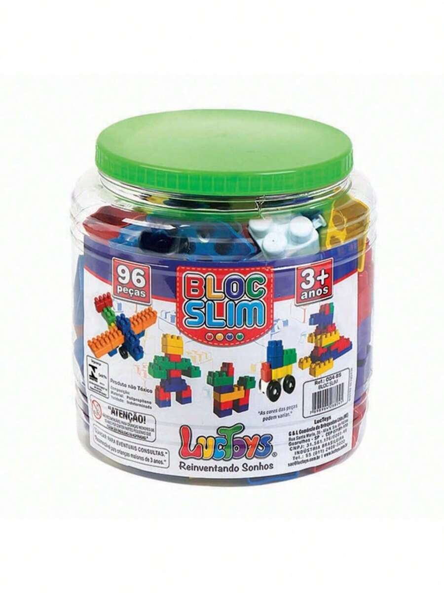 Building Block With 96 Pcs Pot - Nhiều màu - Xem 1