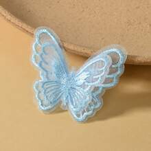 10pcs/50pcs Cute Double Layer Embroidered Butterfly DIY Jewelry Accessories, Lace Butterfly Trims For Clothing, Headdress Supplies, Wedding Dress, Cake Decor - Multicolor - View 23