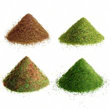 20G Simulation Moss Grass Powder Flocking Powder Landscape Materials For Miniature Scene Hobby Craft Accessories Building Military