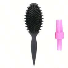2 件卷发定型刷、卷发梳、卷发分离刷,适用于湿发、塑造和定型卷发,适合男女,减少拉扯 - 彩色 - 查看 20