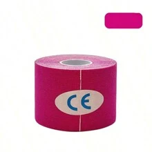 1 ROLLE 5cm x 5m Muskel Paste Kinesio Tape Elastisches Band Brust Paste Knie und Ellbogen Pad Fitnesstape Schutzzubehör Sport Tape Fitness Zubehör