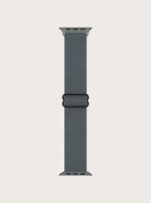 1pc Nylon Watch Band Fit For 38/40/41/42/44/45/49mm Apple Watch SE/Series 9/8/7/6/5/4/3/2/1/Ultra 2, Elastic Rope, Canvas Strap, Rainbow, Bohemian, Leopard Print, Animal Footprint Design