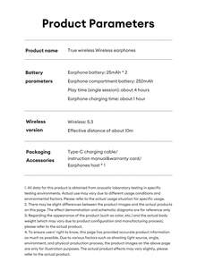 Marvel Auriculares inalámbricos QS-T36 con supresión pasiva de ruido, tipo semientrante, con sonido envolvente 3D Hi-Fi, baja latencia, larga duración de la batería y cómodo uso para teléfonos y computadoras