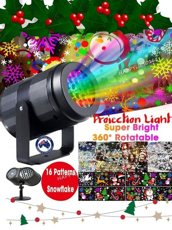 Luces de proyección navideñas cambian luces navideñas reuniones familiares luces de Ambiente del público luces LED de Halloween