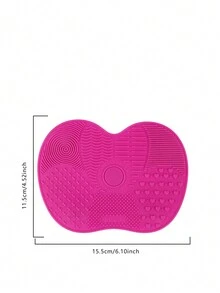 1 件化妆刷清洁垫，化妆清洁垫硅胶刷清洁垫便携式干燥洗涤工具洗涤器带吸盘，适用于化妆刷、化妆海绵、粉扑、硅胶刷清洁垫、花形、化妆刷清洁器 - 彩色 - 查看 9