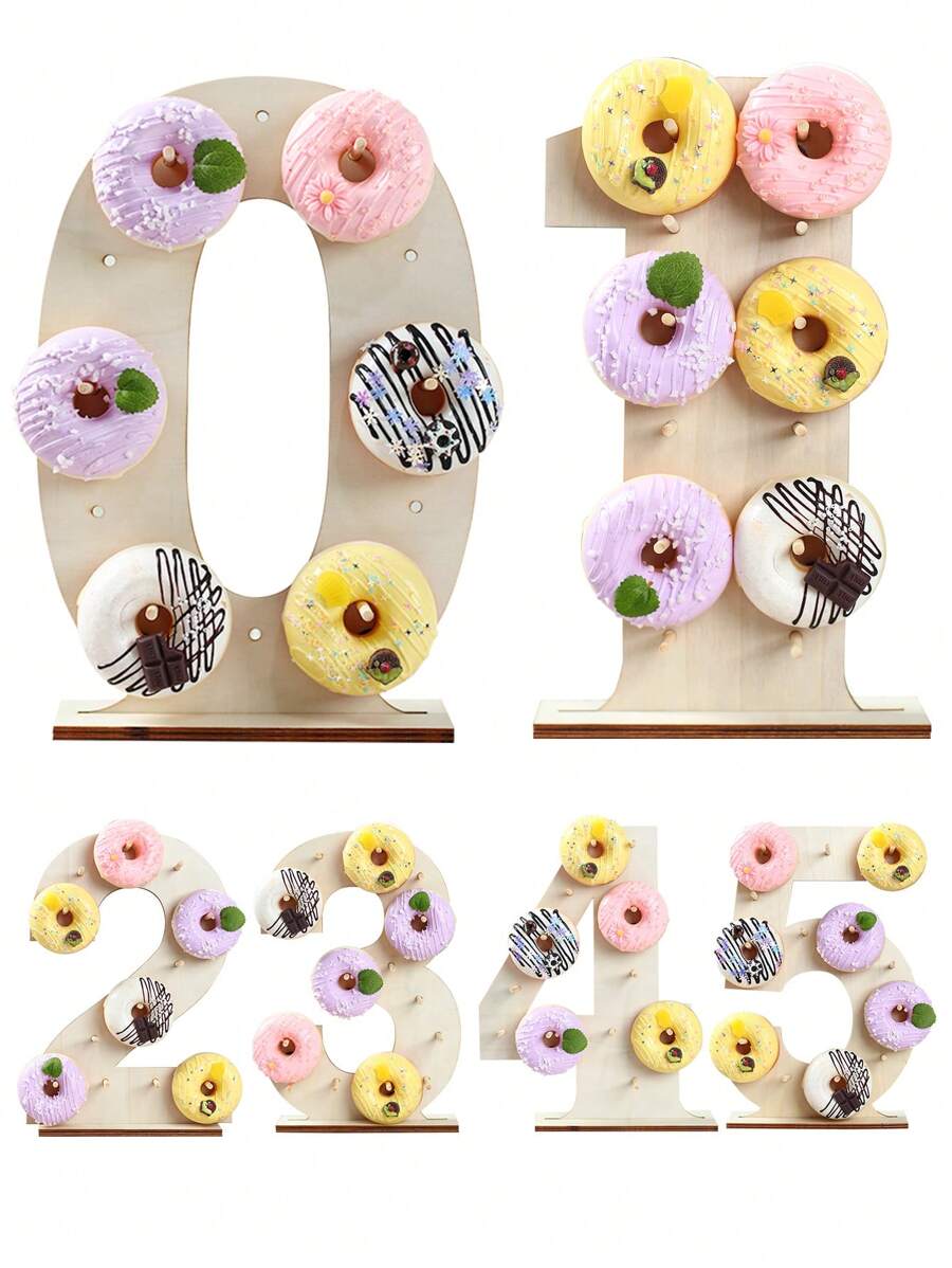1 Giá đỡ bánh donut bằng gỗ có số từ 0-10, Giá để bánh donut tại nhà, Giá trưng bày bánh donut cho tiệc, Trang trí món tráng miệng tự làm cho tiệc sinh nhật, Kèm số tuổi, Giá để bánh, Trang trí bánh, Giá để bánh cupcake, Khay đựng bánh, Trang trí tiệc mừng em bé, Trang trí nhà cửa, Trang trí phòng, Khay đựng thức ăn bằng gỗ, Trang trí đám cưới, Đồ dùng tiệc cưới, Trang trí đám cưới, Giá để bánh cưới, Trang trí Giáng sinh, Trang trí năm mới 2026